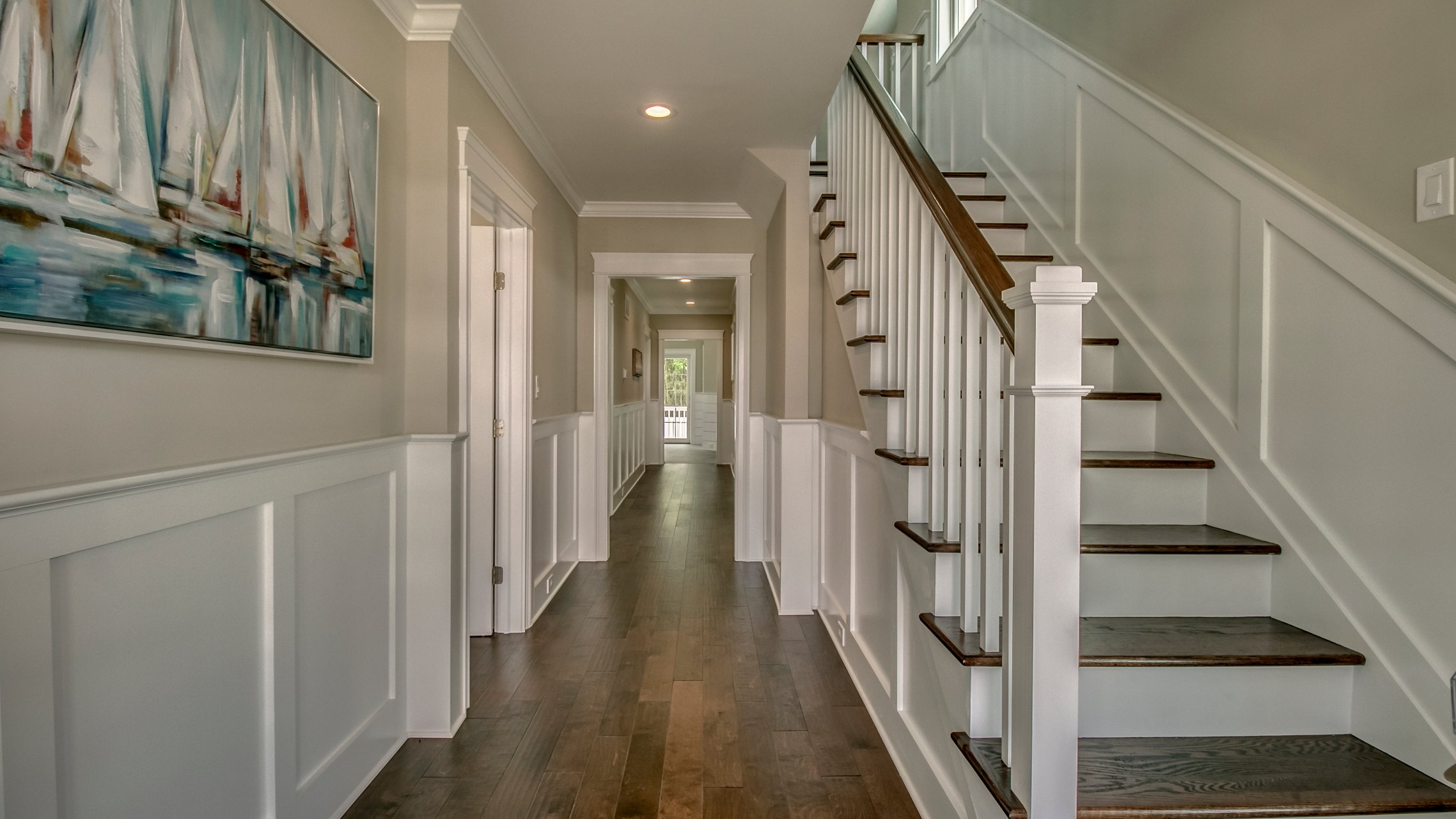 entry foyer to coastal home